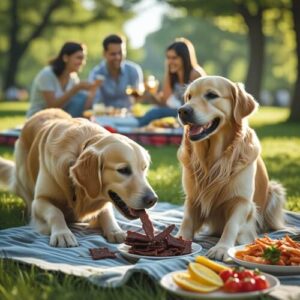 Can Golden Retrievers Safely Eat Teriyaki Beef Jerky?